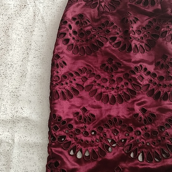 Keepsake True Faith Midi Skirt Wine - Picture 4 of 7